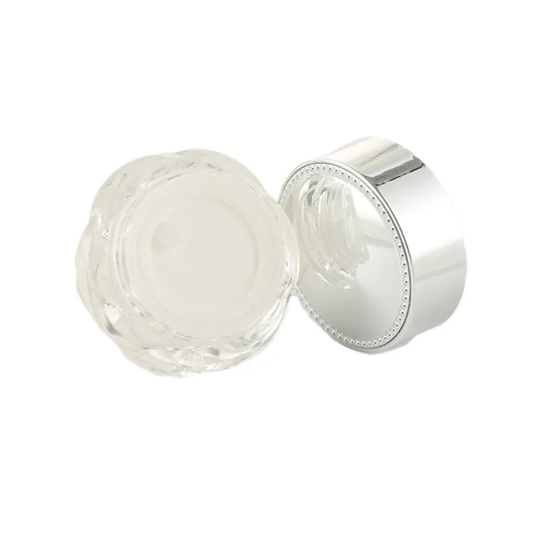  Европейский склада готовы к отправке 15 г 30 50 косметические контейнеры круглые акриловые банки пластиковая баночка для крема