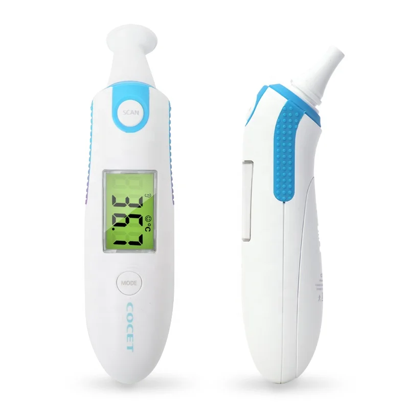 CE Certification KFT-22M Clinical Led Display Smart Touchless Infrared Ear Digital Thermometer For Home