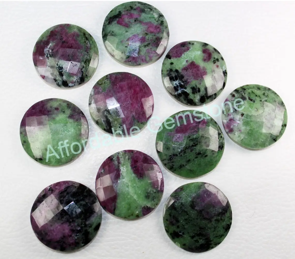 Natural ruby josite round shape beads handmade gemstone polished gemstones top drilled stones affordable gems beads and gems