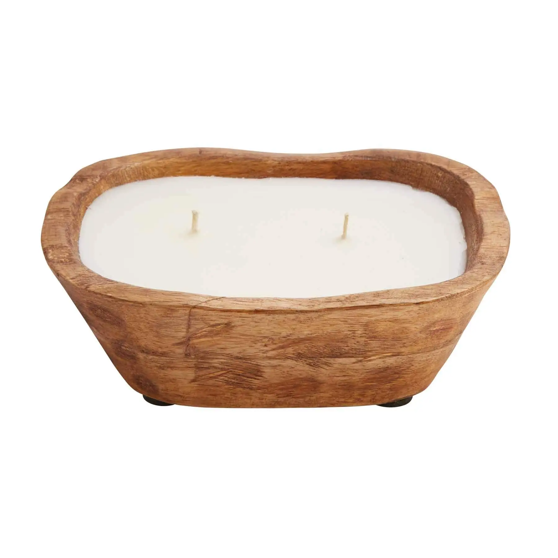 Handmade Candle Wooden Bowl For Christmas Decor with wholesale price and premium quality from Indian supplier
