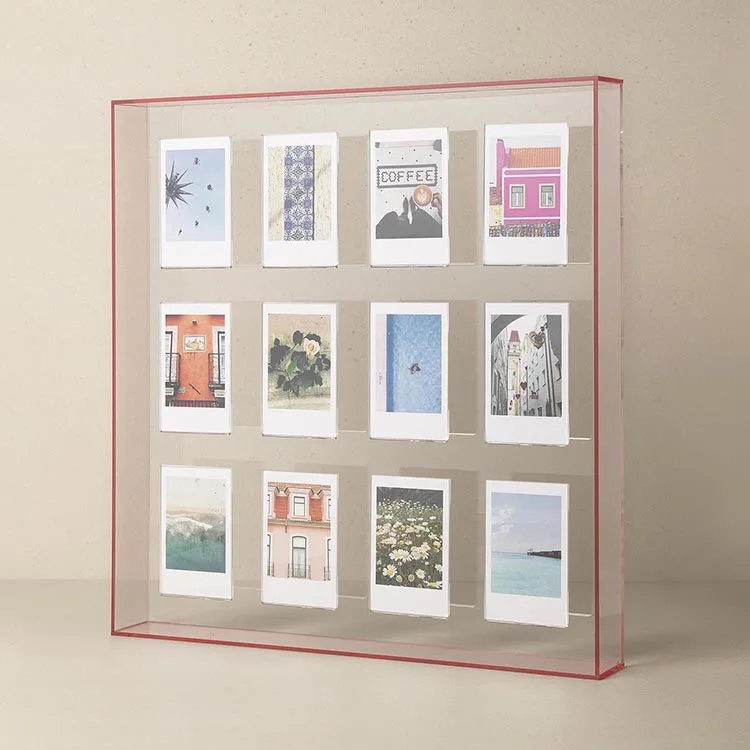 12-IN-1 Family Gallery Box High Quality Best Photo Acrylic Instax Frame