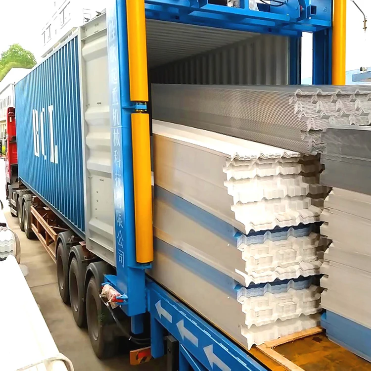Autometic container loading equipment system for fastest way to load pallets and cartons into a container