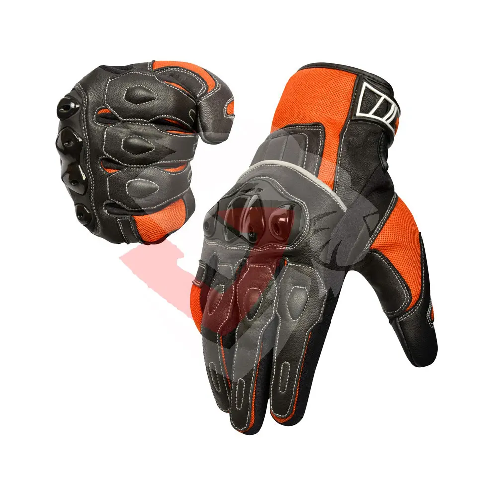 Высококачественные модные новые стильные противоударные Кожаные Мотоциклетные Перчатки мотоциклетные спортивные кожаные перчатки для верховой езды