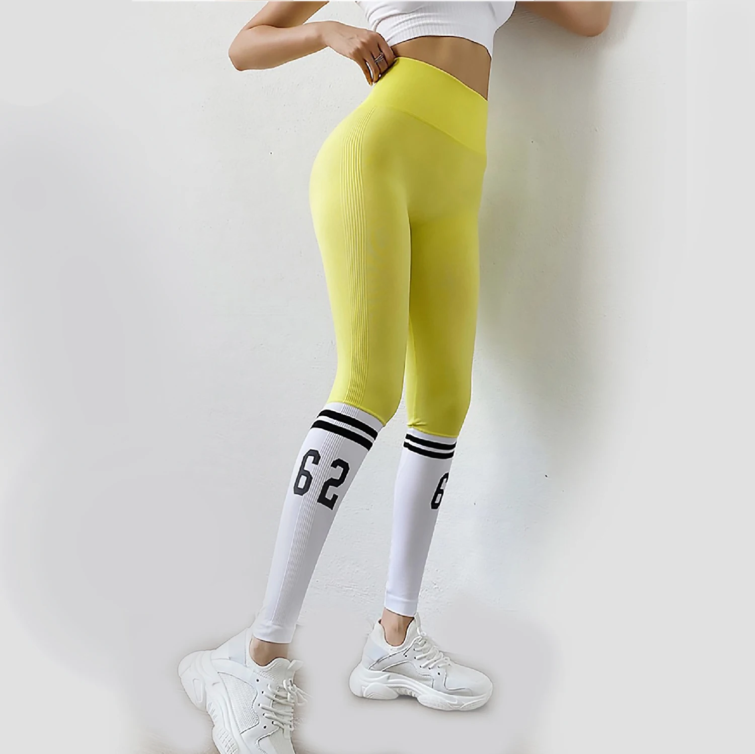 Top Resistance Large Size Female Leggings Casual Compression Fitness Ladies Workout High Waist Long Leggings Wholesale