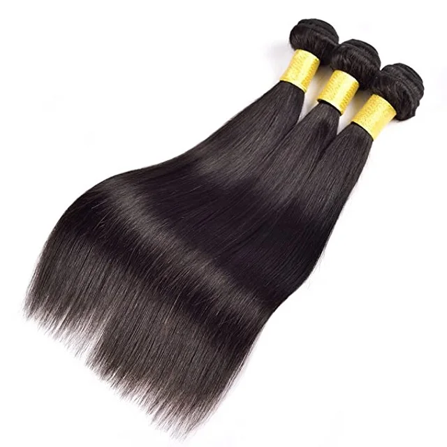 Virgin Brazilian Straight Bundle Remy Human Hair Extensions Wholesale Top Quality Brazilian Cuticle Virgin Remy Hair