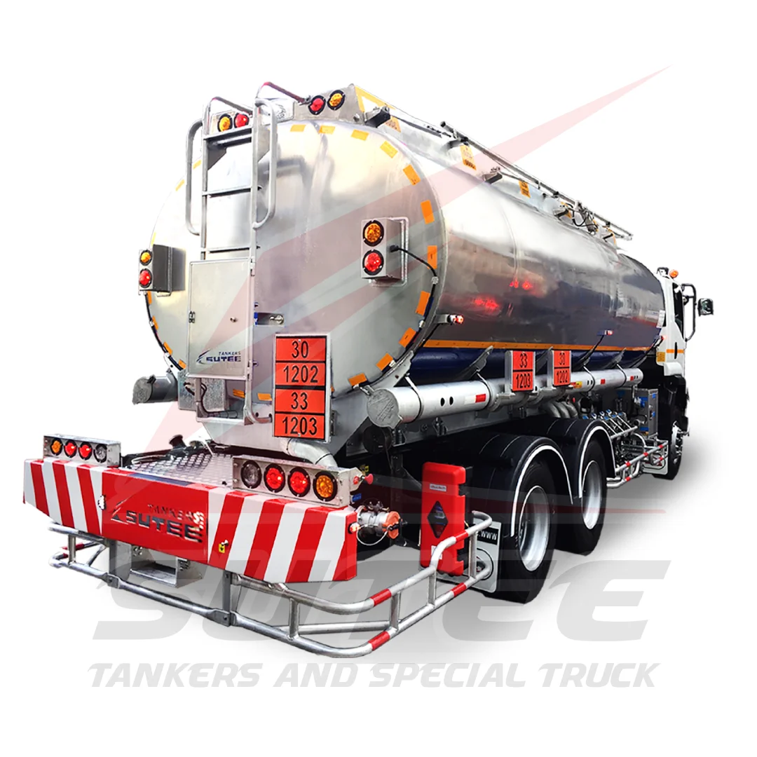 20000 L Capacity  Aluminum Petroleum Tankers 20000L 1-5 Compartments Export From Thailand