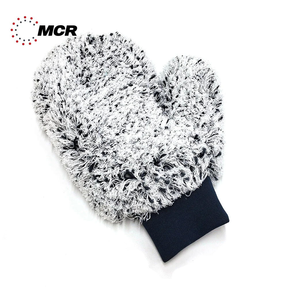 [NEW] KOREAN MICROFIBER SHINE WASH MITT Premium Detailing Goods Super Soft Long Pile 1100gsm SCRATCH-FREE CAR CLEANING CARE