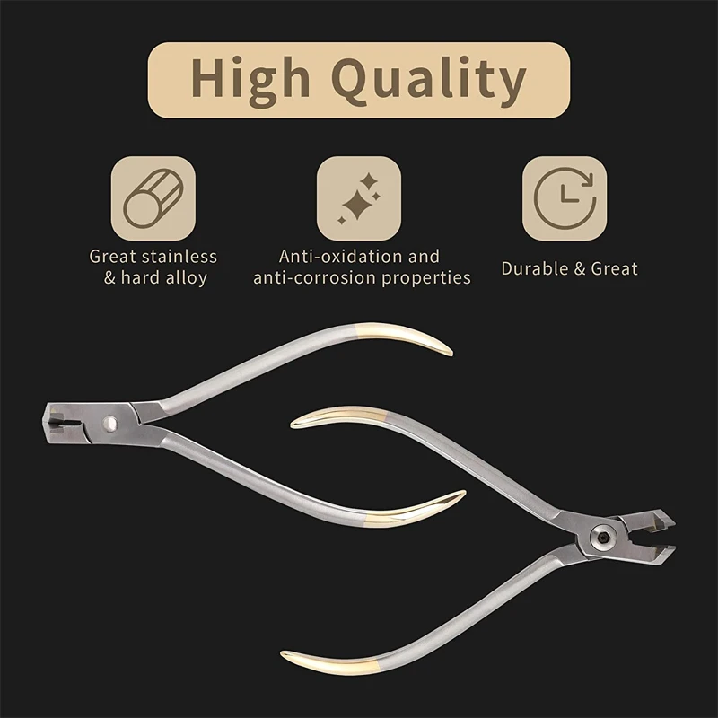 
End Cut Plier Hold & Cut Hard and Soft Wire Orthodontic Cutter Dental Surgical Instrument Tool 
