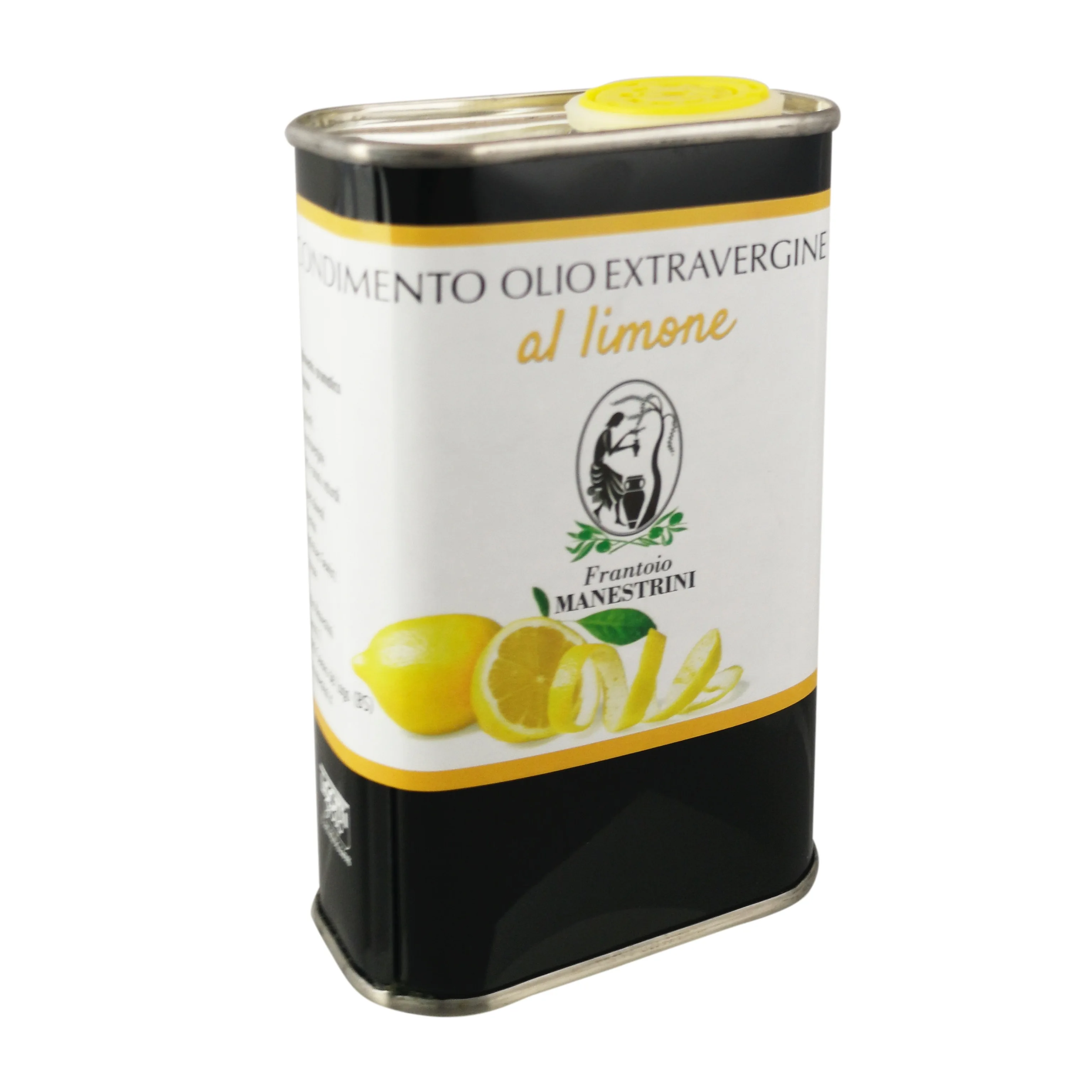 Высококачественное лимонно-Ароматизированное 100% итальянское Экстра натуральное оливковое масло банка 0,25 л