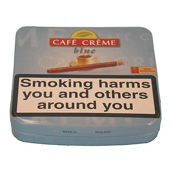 
Cigar aluminium metal tin can box food grade custom design offset printing 