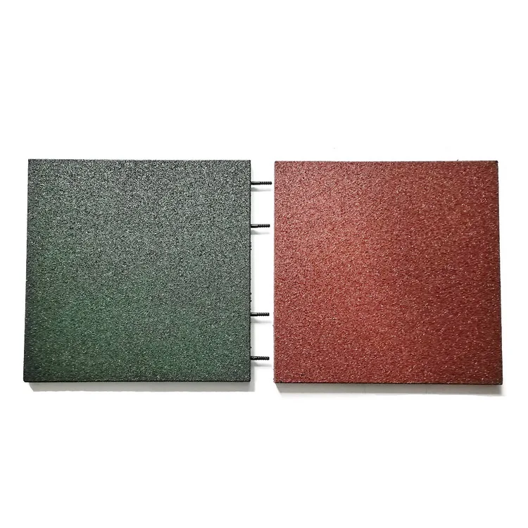 
outdoor practical rubber tile driveway recycled rubber paver 