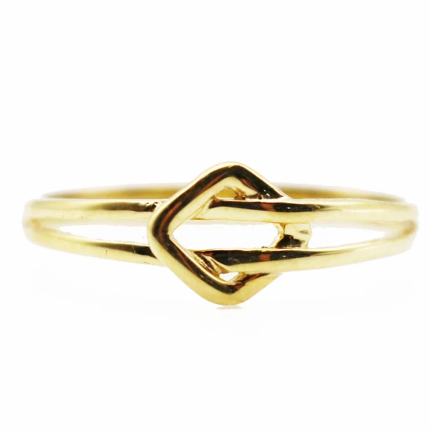 
BOHEMIAN Stylish 925 Sterling silver Wire ring Boho ring with 18K Gold 