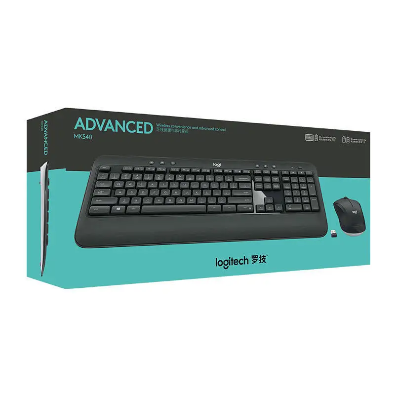 Logitech MK540 Advanced Wireless Keyboard Mouse Combo Desktop Office Computer Gaming Keyboard Mouse Set