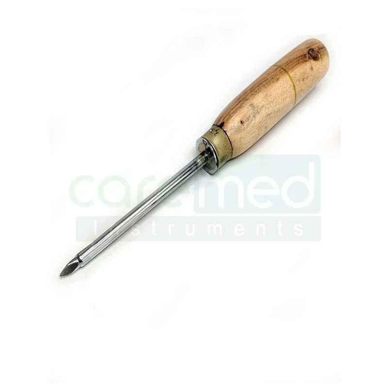 Medical Care Wooden Handle Trocars Reusable Trocar And Cannula Veterinary Instruments | Caremed Instruments