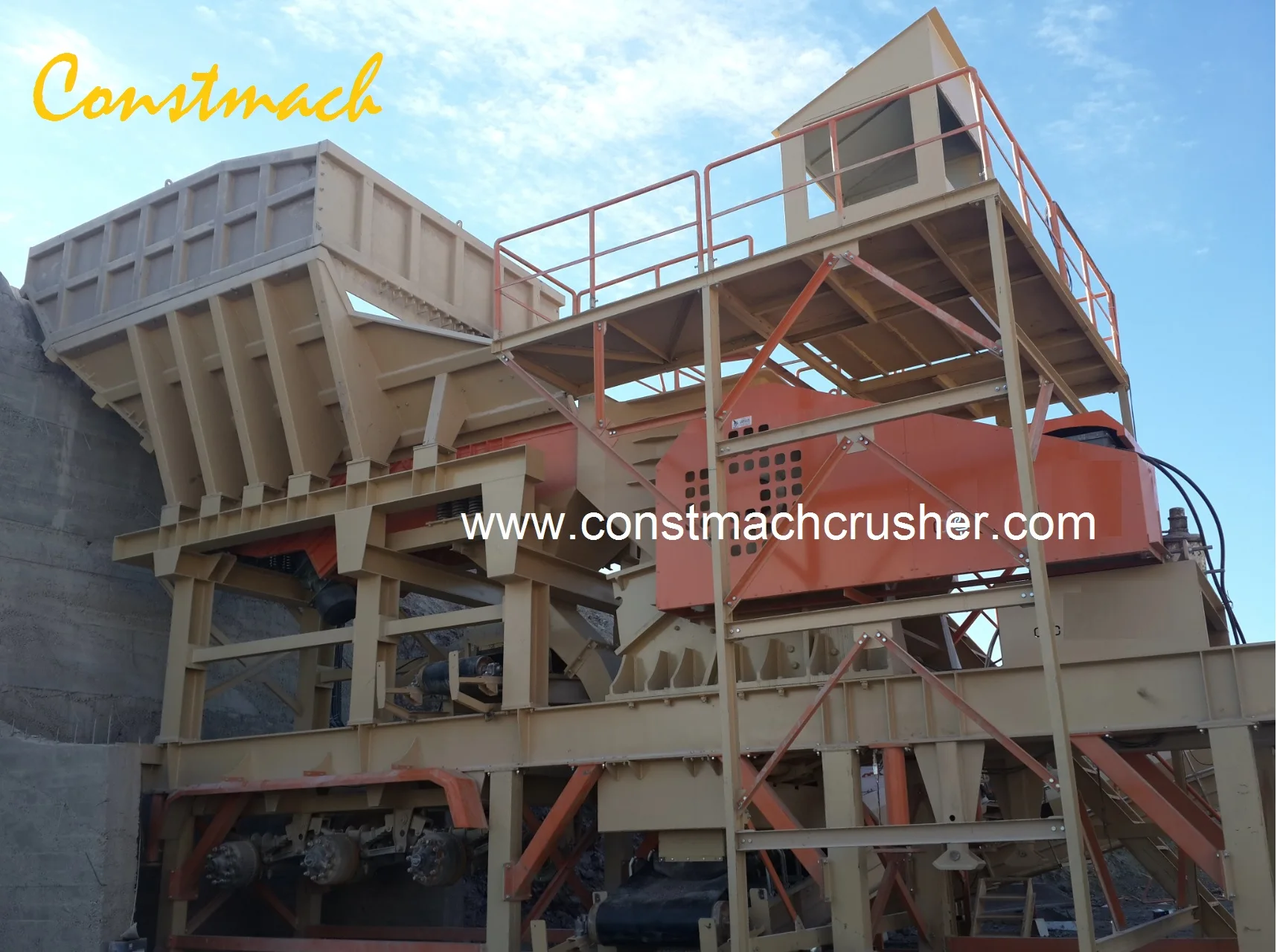 250 Tph Capacity Crushing Screening Plant Quarry, Stone Crushing 250-300 T/h 10 Years FREE of Charge