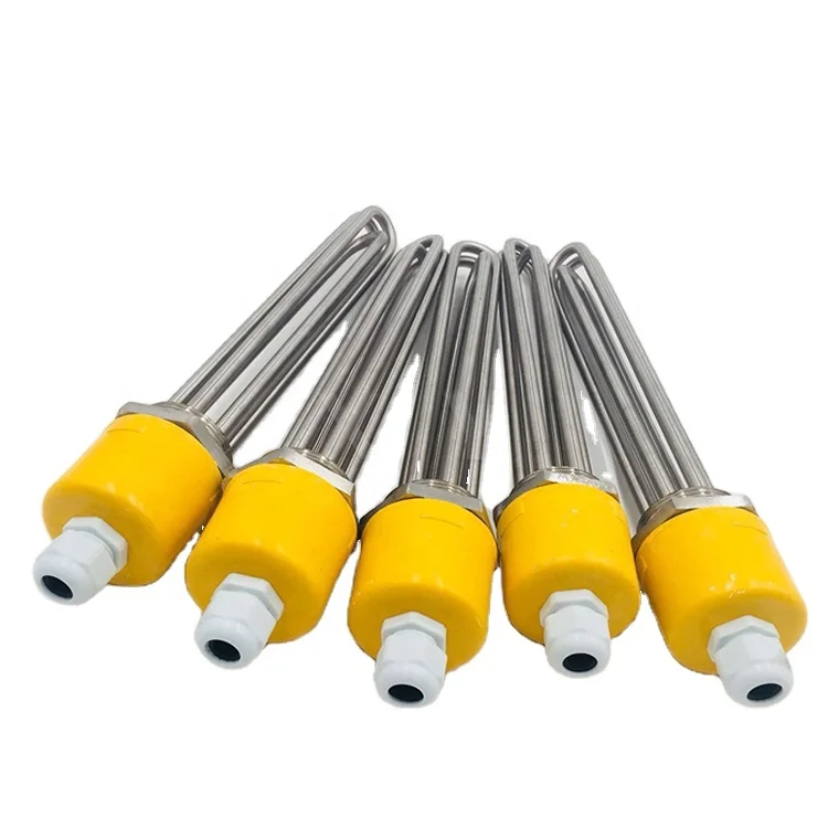 Промышленный Электрический фланцевый водонагреватель, погружная нагревательная трубка