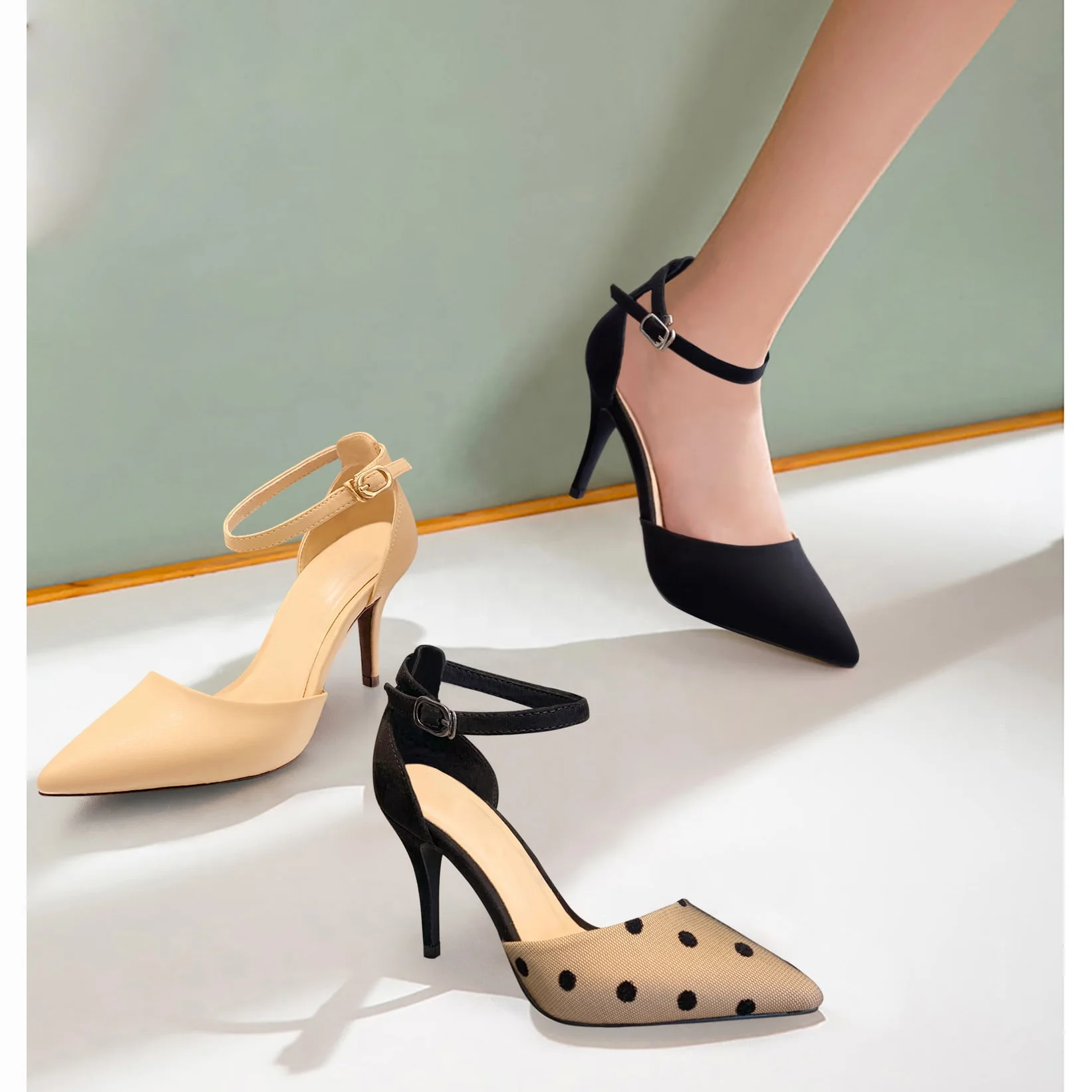 2022 Stylish Fashionable Women 7CM High Heel, OEM Available