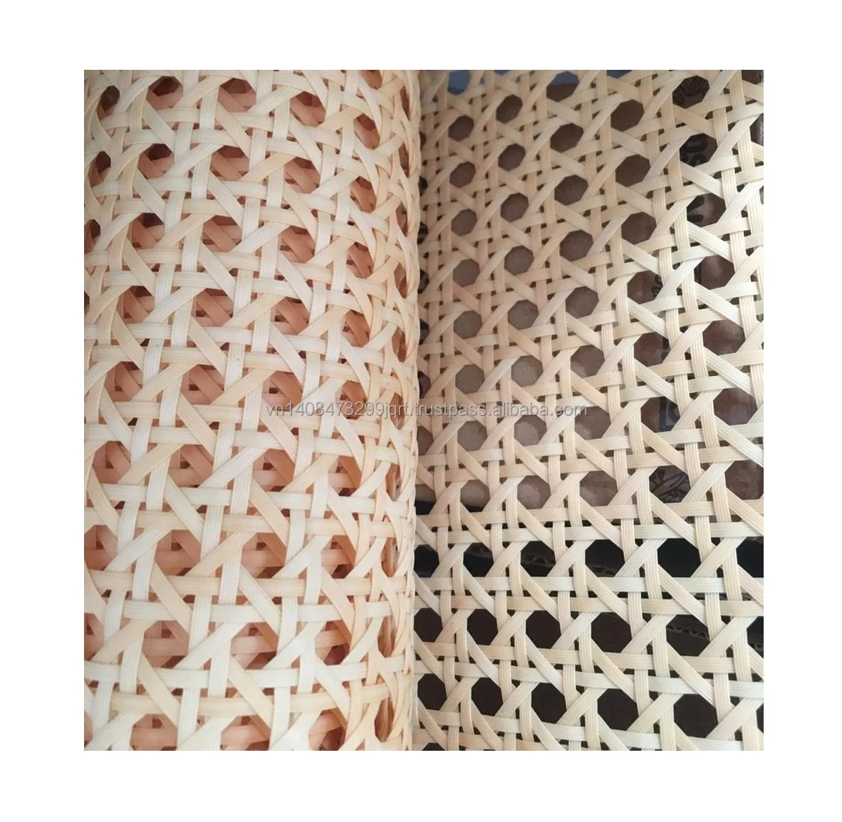 High Quality Natural Rattan Cane Webbing 1/2 fine open/hexagon natural skin rattan webbing roll 45 60 90 cm width