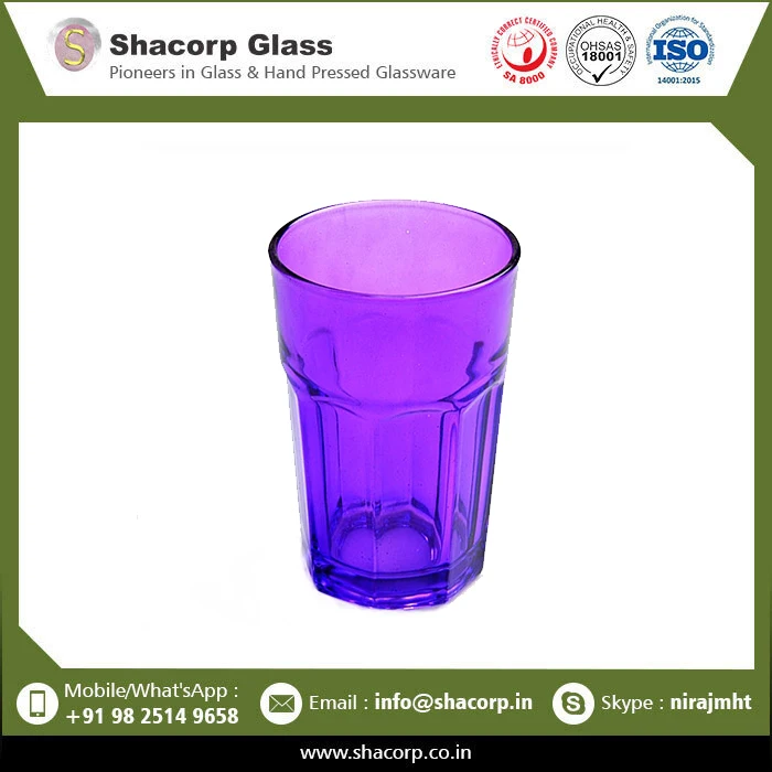 Top Selling Home Decorative Drinking Colored Glass Available At Wholesale Price