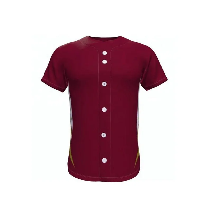 
Спортивная одежда, мужская футболка из 100% полиэстера, простая футболка, дизайн логотипа под заказ, бейсбольная Джерси, бейсбольная форма с сублимацией 