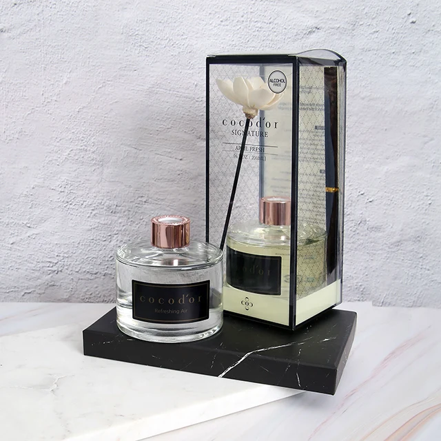 Cocodor Sustainable Scented White Flower Diffuser Liquid Rose Perfume Air Freshener for Home Use Available in Wholesale