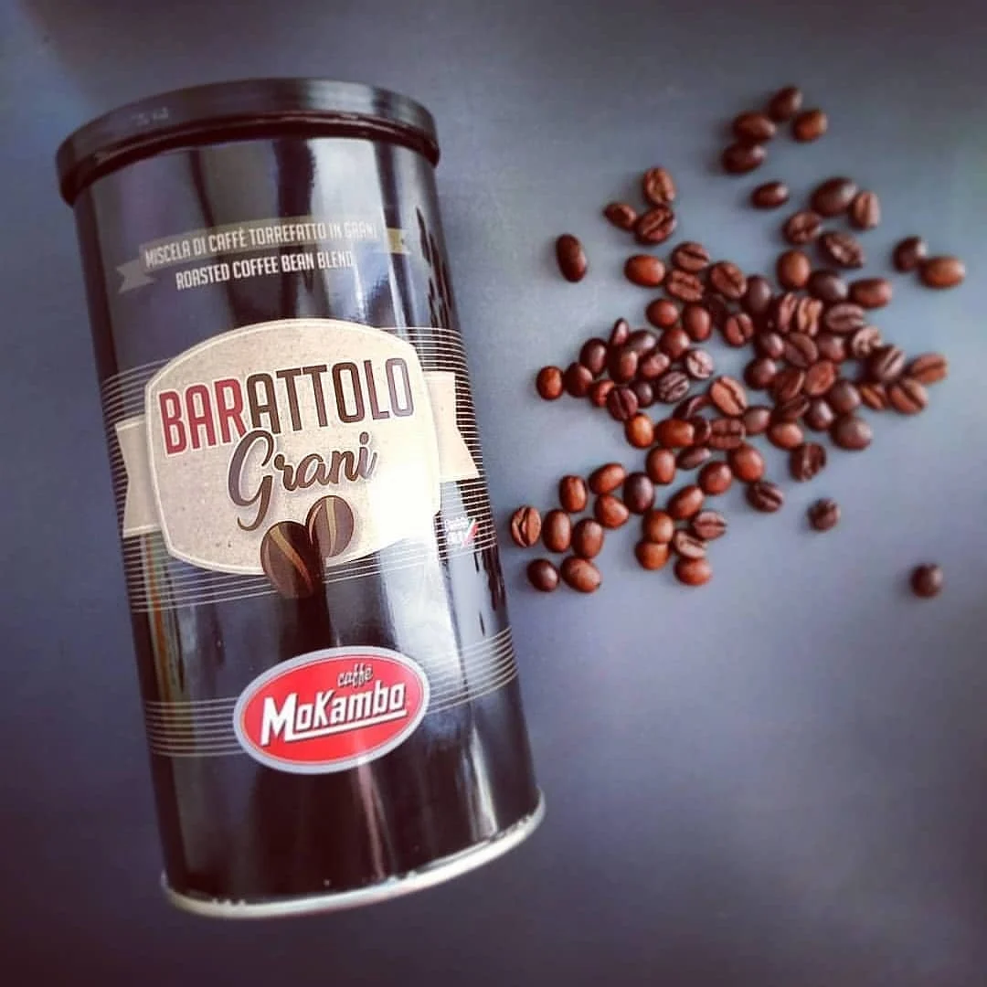 Mokambo BARATTOLO 250 g coffee beans - Made in Italy
