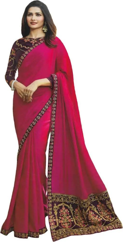 New latest casual wear designer saree with beautiful blouse piece indian women wear sari cheap low price wholesale surat