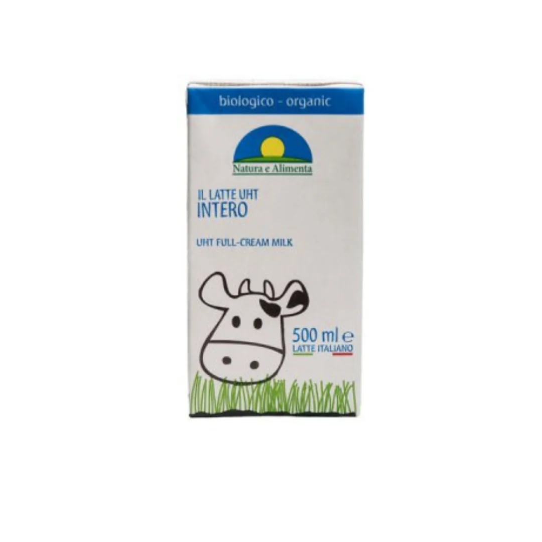 Высококачественное итальянское органическое цельное молоко CONSORZIO Nature food 500 мл
