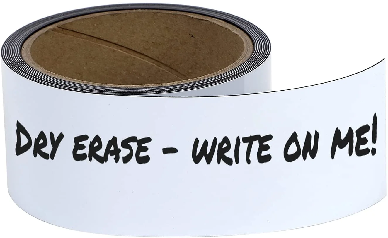 Индивидуальные Магнитные этикетки для полок сухие стираемые магнитные ленты