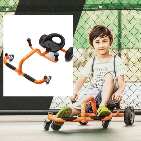 Four Wheels Foot Twister Children Swing Car Kids Twist & Go Bicycle for 2-6 Years Baby Ride on Toys Outdoor Drift Trike