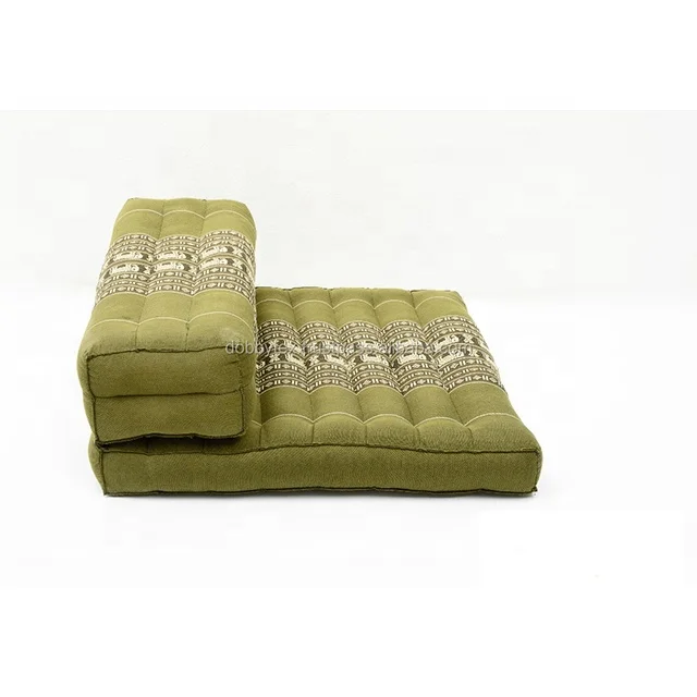 Green Meditation cushion / Yoga cushion kapok 100% cotton 100%  Material Origin Type Season Place Model Best Quality from THaila