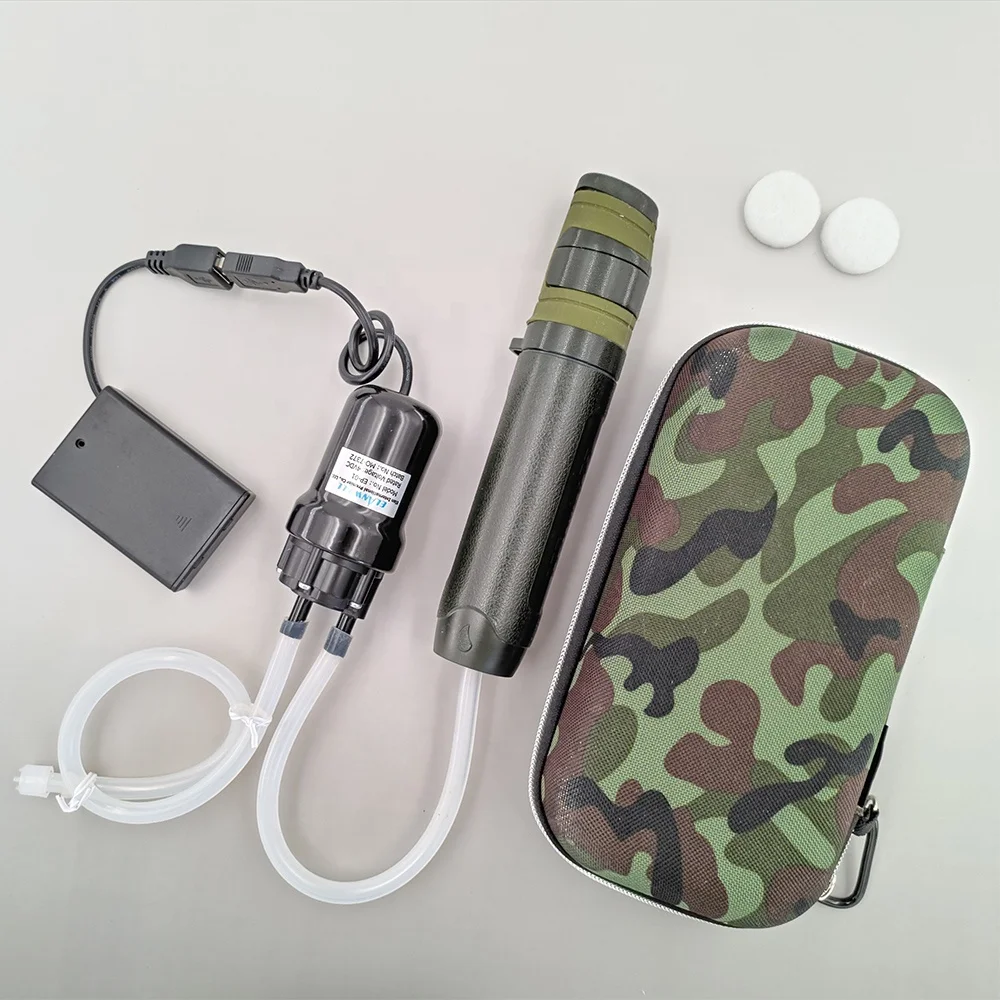 camping equipment mountain climbing water filter with small USB pump