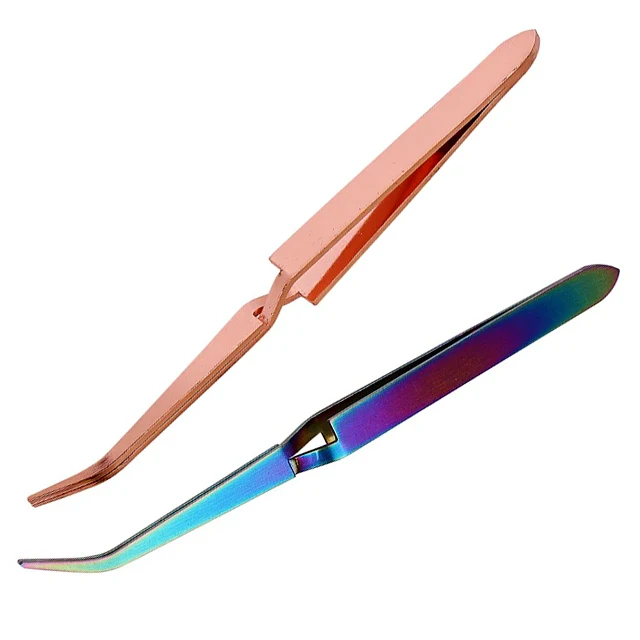 Профессиональный пинцет для бровей из нержавеющей стали