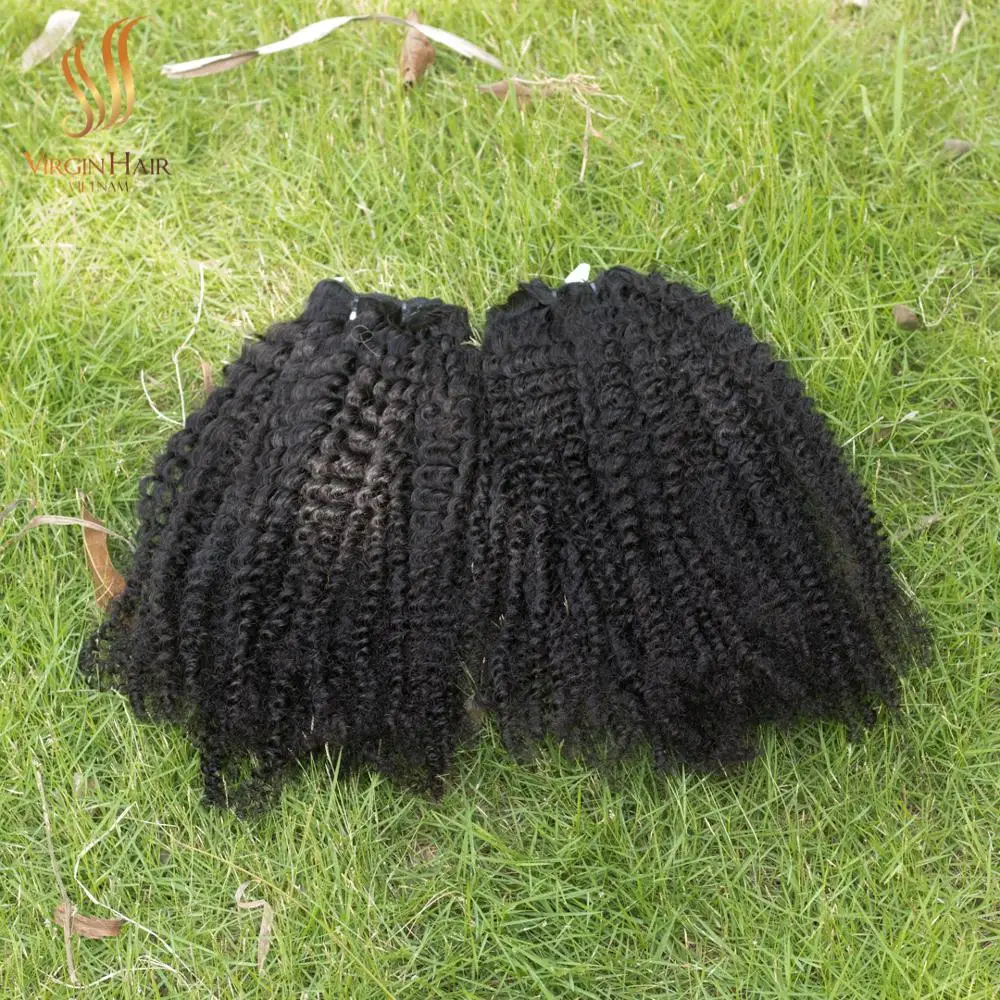 ( HOT 2020) Virgin 20 inch kinky curly aligned raw bundles Cambodian hair