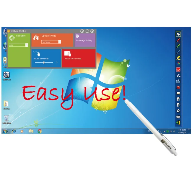 
3 LCD Short Throw Interactive with HD Projector 