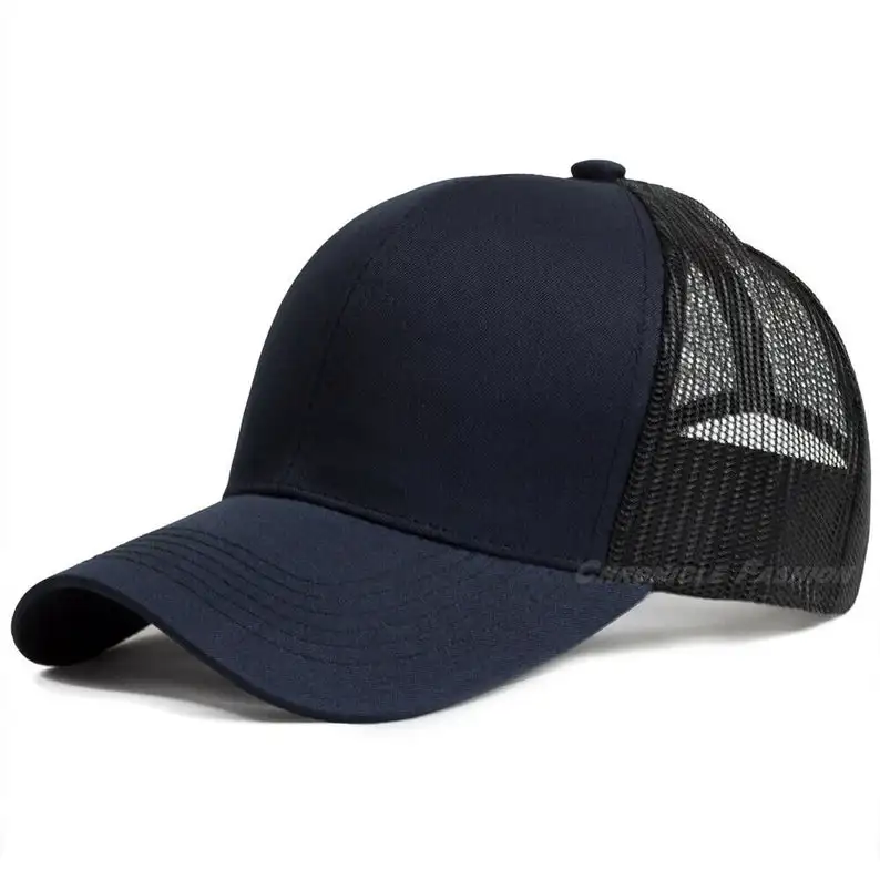 Solid Plain Multiple Colors 6 Panels Trucker Hats Gorras, Custom Logo Branded Business On Blank Sports Caps, OEM Sport Caps Hats