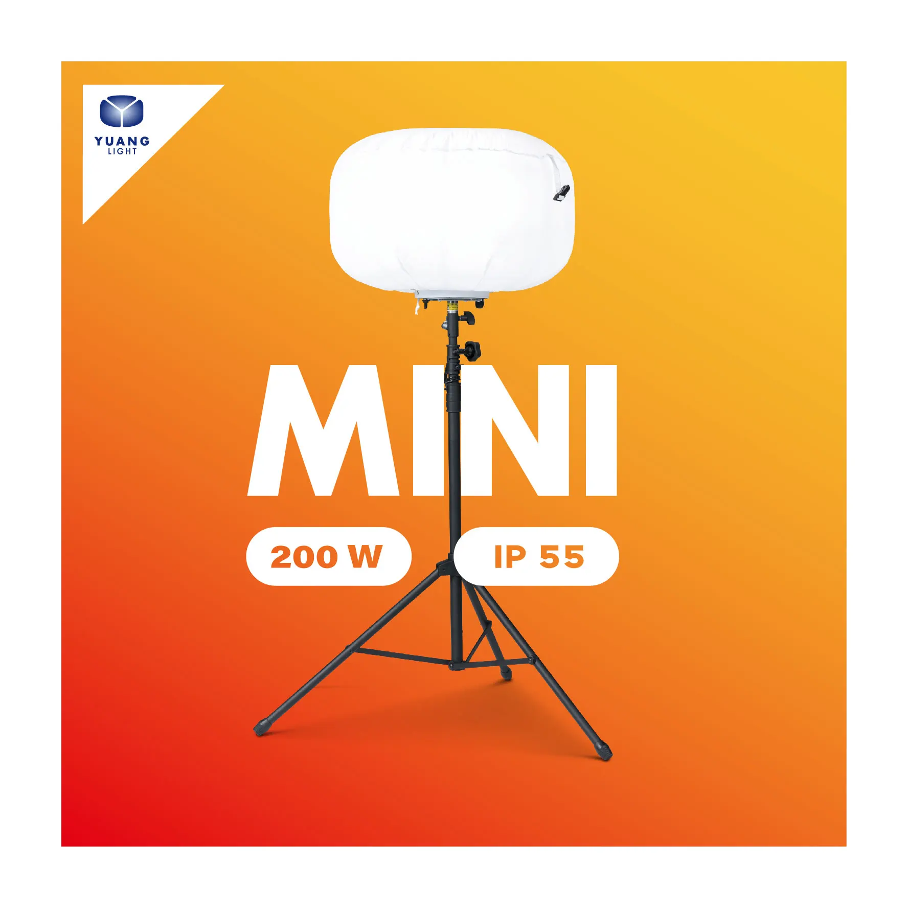 Yuang Light waterproof portable mini 100 W LED balloon light