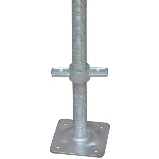 Scaffold Material Tianjin Shisheng Factory 120*120*5mm Base Plate Good Sell Telescopic Scaffold Base Jacks/U Head Metal Jack
