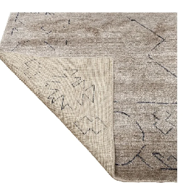 Новый ковер для спальни гостиной коричневого цвета с черной подкладкой дизайнерские круглые коврики продажи из бамбукового