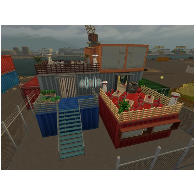 duplex flatpack modular luxury portable 20ft shipping container restaurant 40ft with kitchen prefabricated