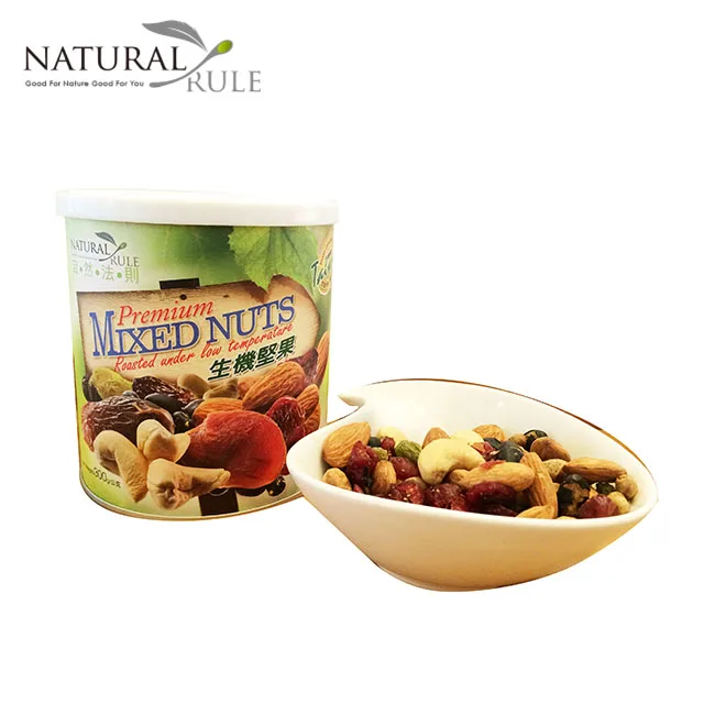 
healthy daily snacks mixed nuts and Dried fruit 