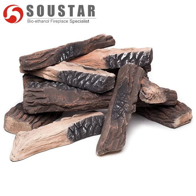 Аксессуары Freplace, керамические деревянные бревна для продажи