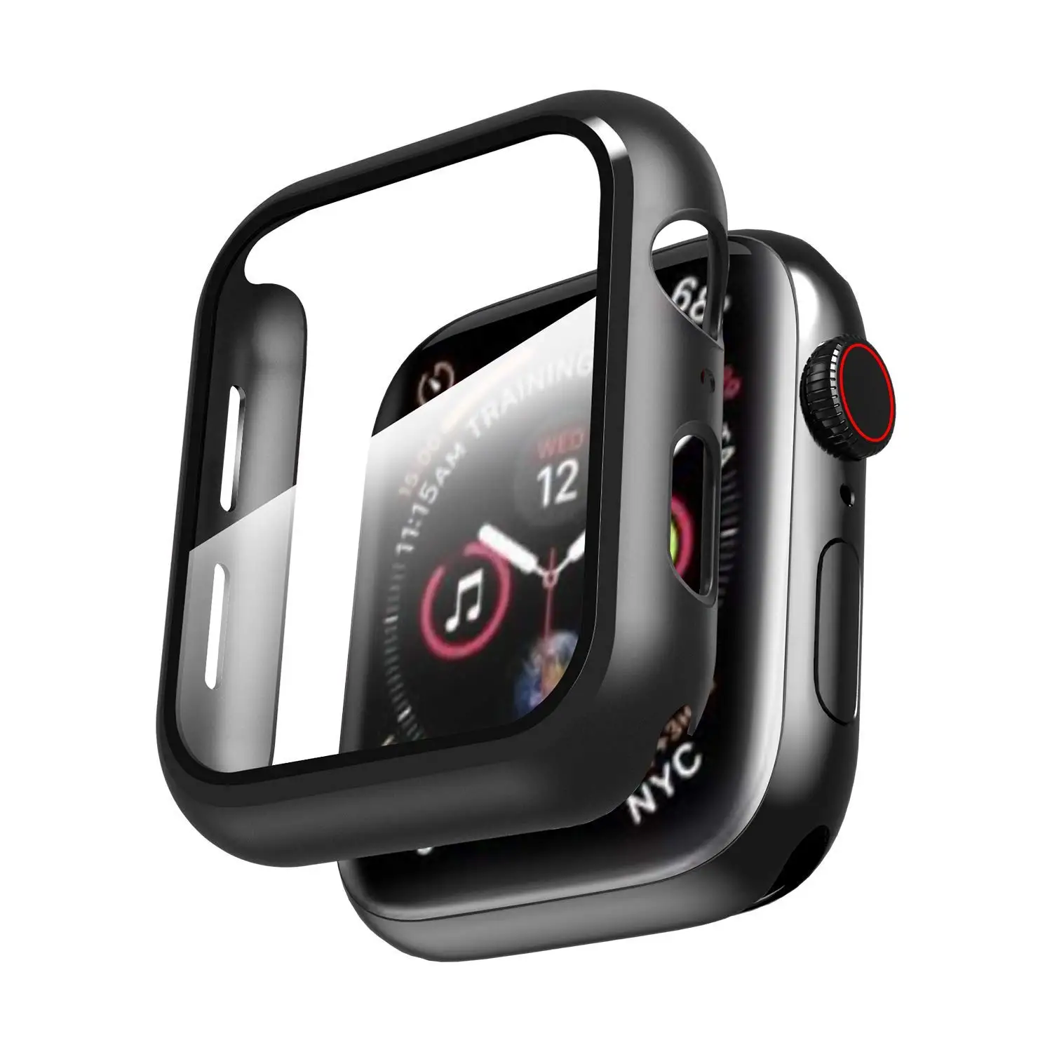 Obastyle OEM ODM  2in1 3D Screen Protector  For iWatch 3/4/5/6  Protection Cover For 38/40mm 42/44mm Smart Watch