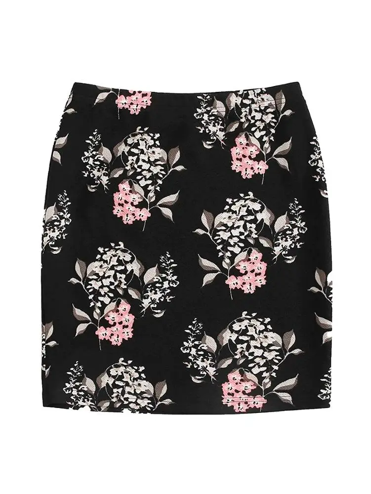 White rose cotton blend girl mini skirt custom women summer short hot mini skating skirt