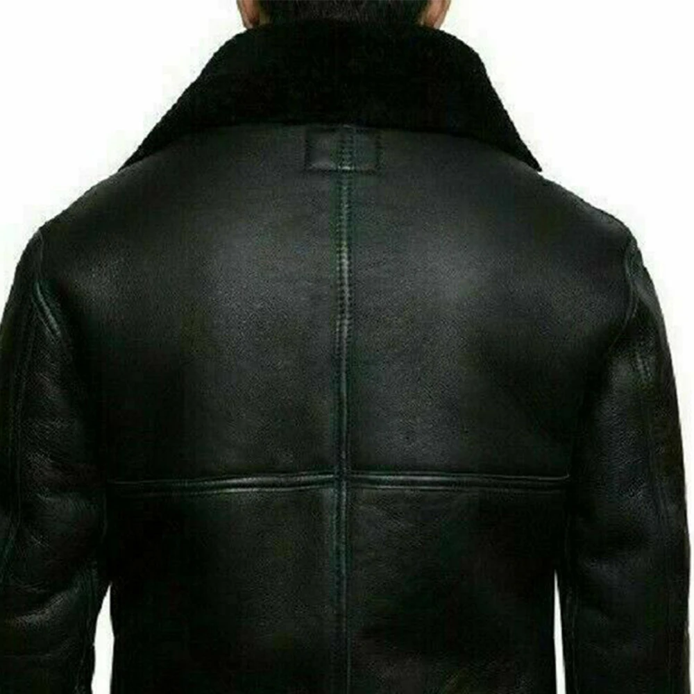 
wholesale Custom Shearling fleece jacket man With Custom Logo 