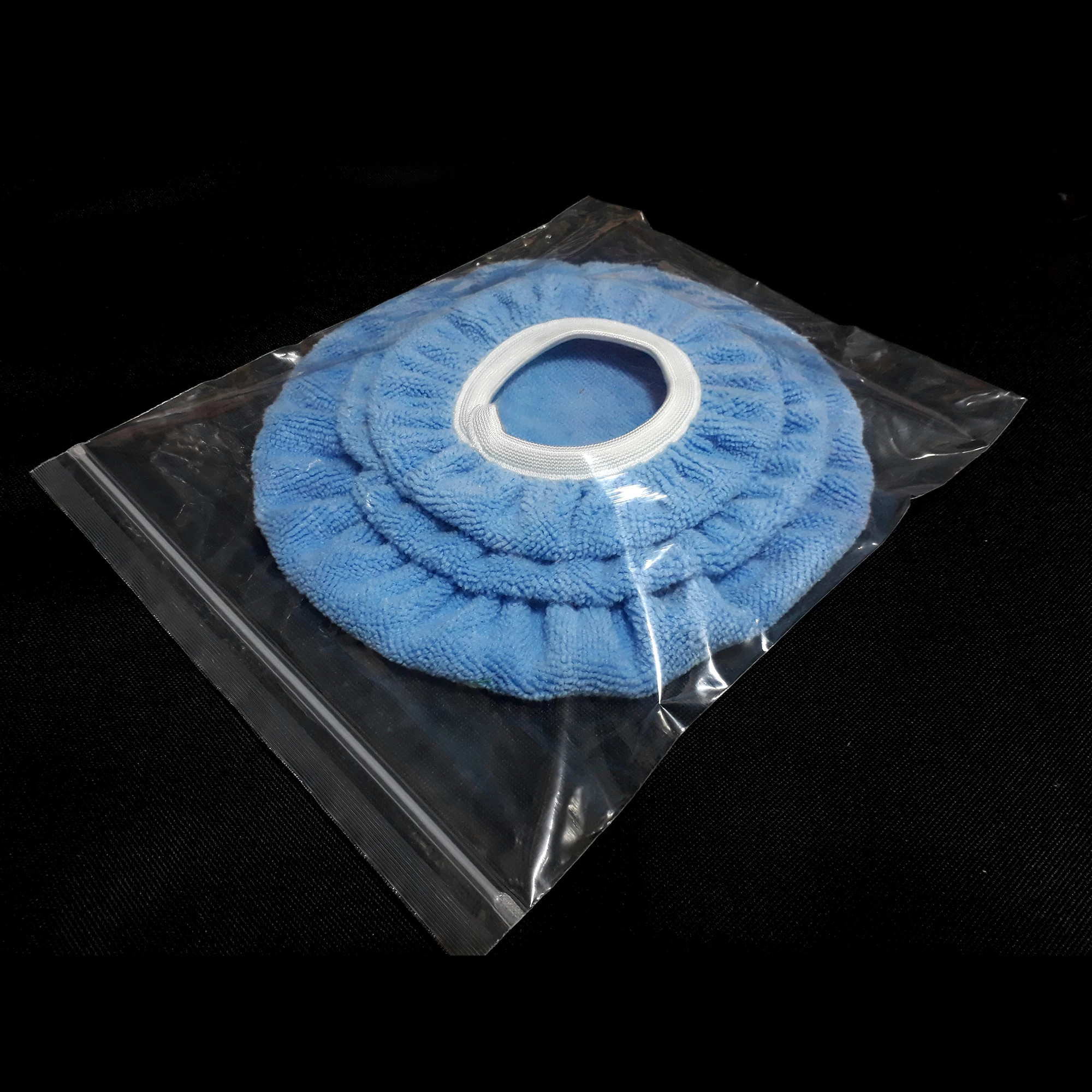  Корейский полировальный аппликатор для автомобиля из микрофибры с резинкой кромки