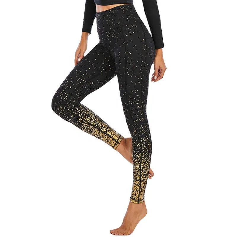 
 Индивидуальный дизайн, лучшее качество, Прямая продажа с завода, сублимационный дизайн, новые женские штаны для йоги, фитнеса с принтом  