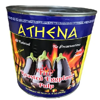 Baba Ganoush Fire roasted eggplant patties-6lb-(100 oz)Bulk Restuarant Party Supply Can-IN STOCK-BUY IT NOW-FR