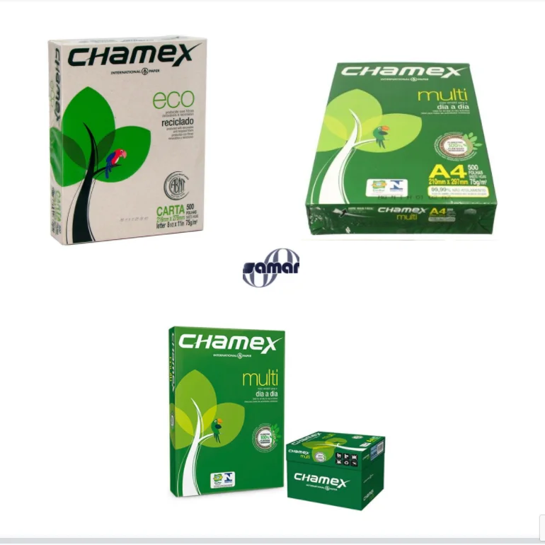 Chamex A4 Colour Paper - Ivory -  High Quality Printing Paper (500 Sheets/Ream) 80g Copy Papel