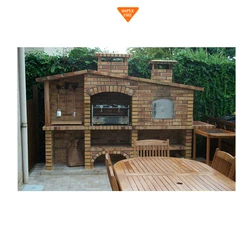 Best Selling 100% Mediterranean Brick Style Firewood Pizza BBQ / Barbecue for Indoor and Outdoor